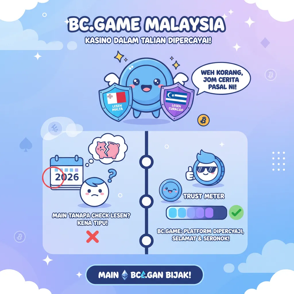 Kasino Dalam Talian Dipercayai Malaysia: Lesen Malta & Curacao