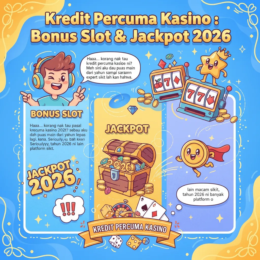 Kredit Percuma Kasino: Bonus Slot & Jackpot 2026