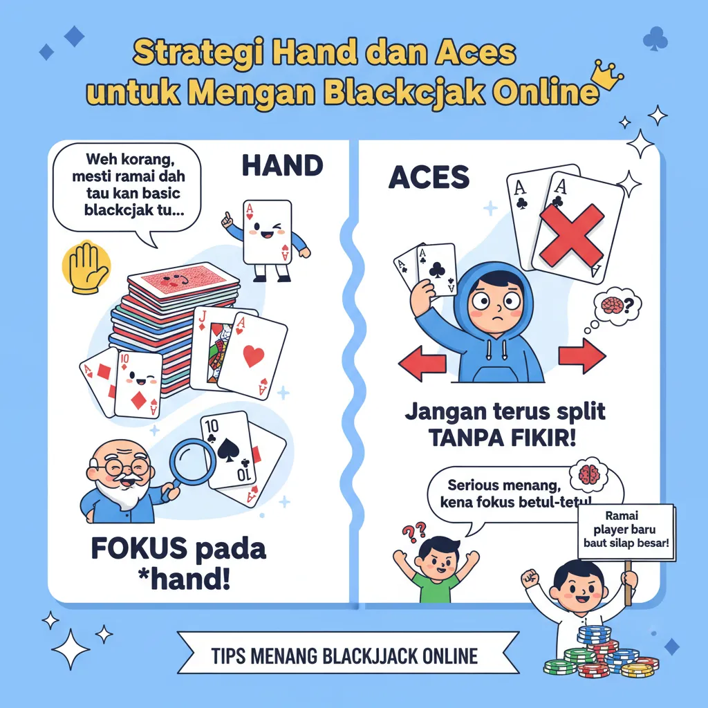 Strategi Hand dan Aces untuk Menang Blackjack Online