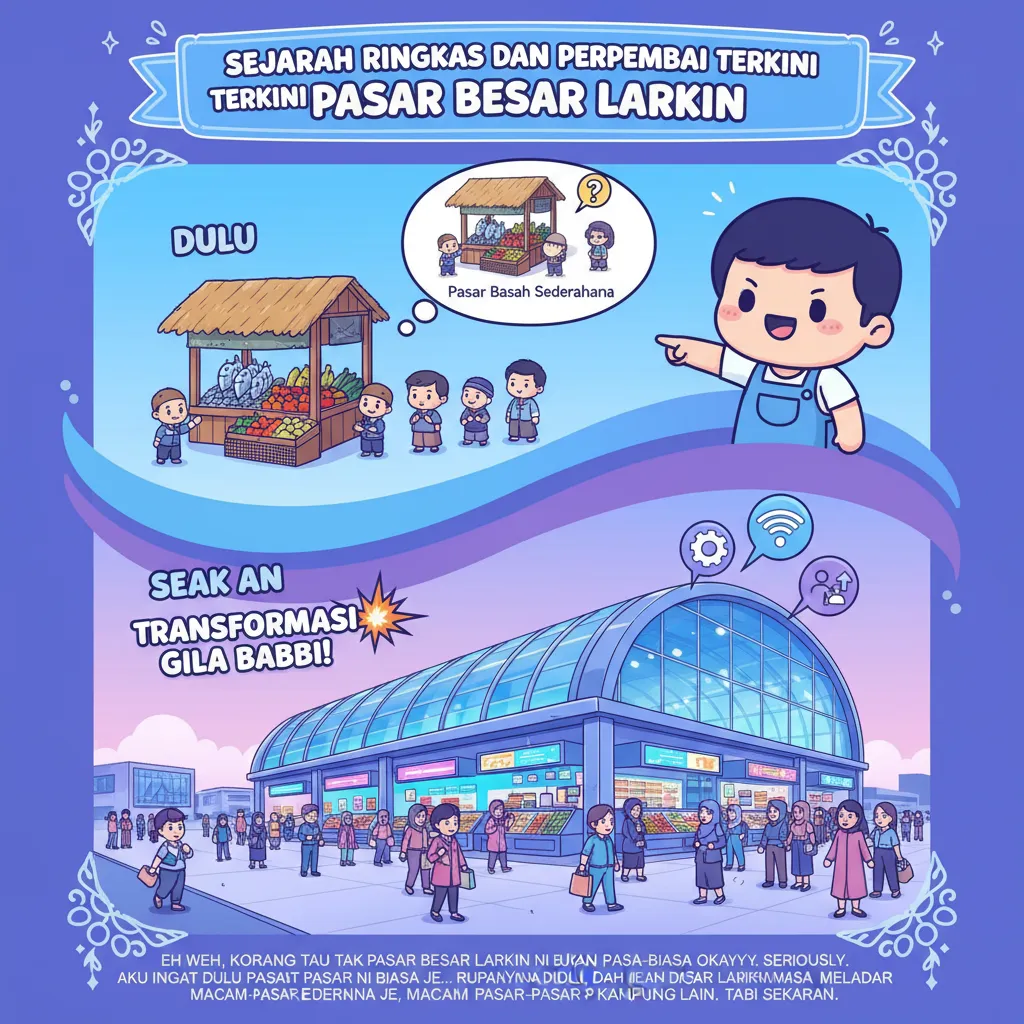 Sejarah Ringkas dan Perkembangan Terkini Pasar Besar Larkin