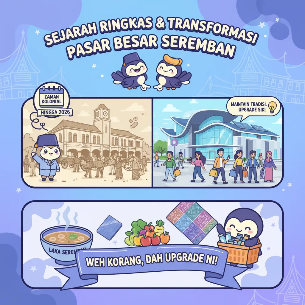 Sejarah Ringkas dan Transformasi Pasar Besar Seremban
