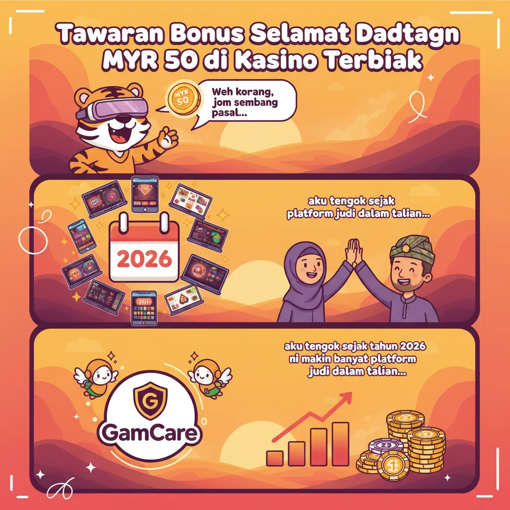Tawaran Bonus Selamat Datang MYR 50 di Kasino Terbaik